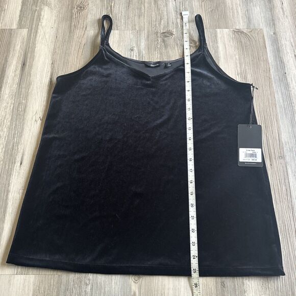NWT Peach Gym Work Play Erika Tank Black Velvet Tank Size Medium (MSRP $49) - Picture 5 of 9